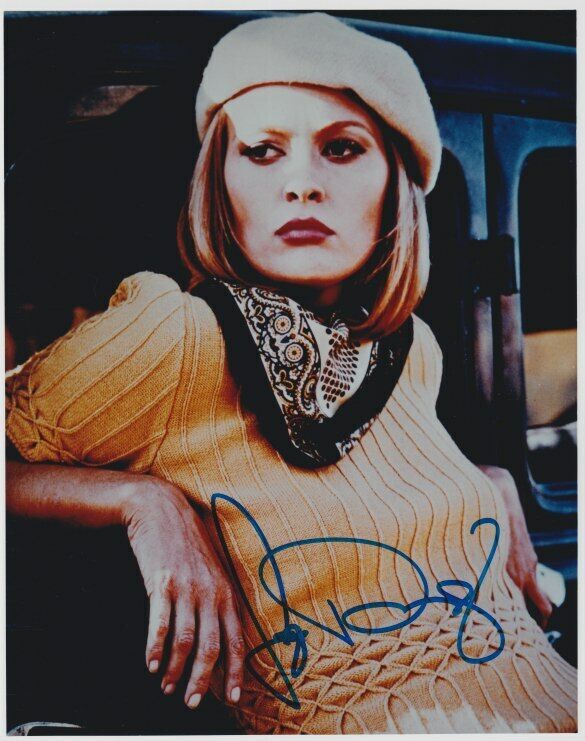 Faye Dunaway (Bonnie and Clyde) signed 8x10 Photo Poster painting in-person