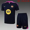 2025/2026 Barcelona pre-match training Cyan Shirt+Shorts 1:1 Thai Quality