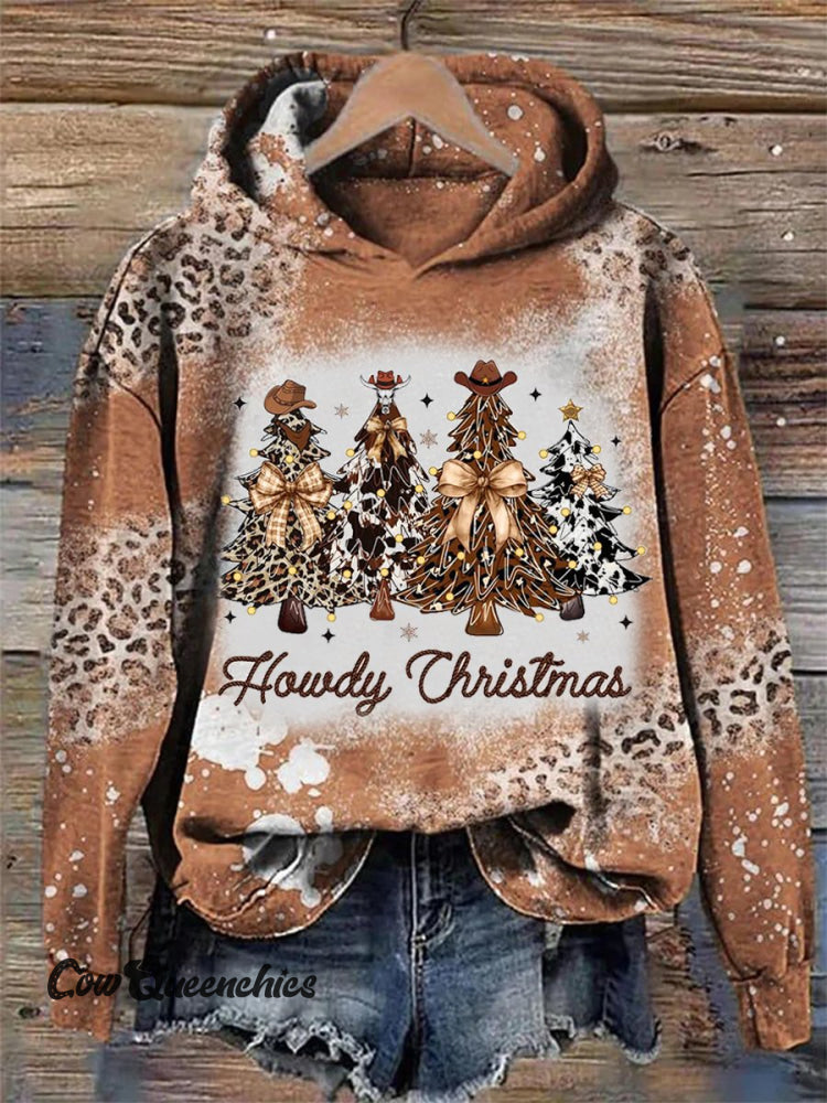 Western Christmas Print Casual Sweatshirt Multicolor / S