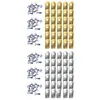 30Pcs For Segway Navimow Smart Lawnmower Replacement Blades With Screws Robotic Lawn Mower Blades 35x18x0.9MM Stainless Steel Lawnmowers Blade Kit Lawn Mower Accessories