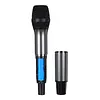 Wireless Microphone For Singing with Rechargeable Receiver Metal Cordless Handheld Mic for Home Karaoke Meeting Party Church Wedding KTV