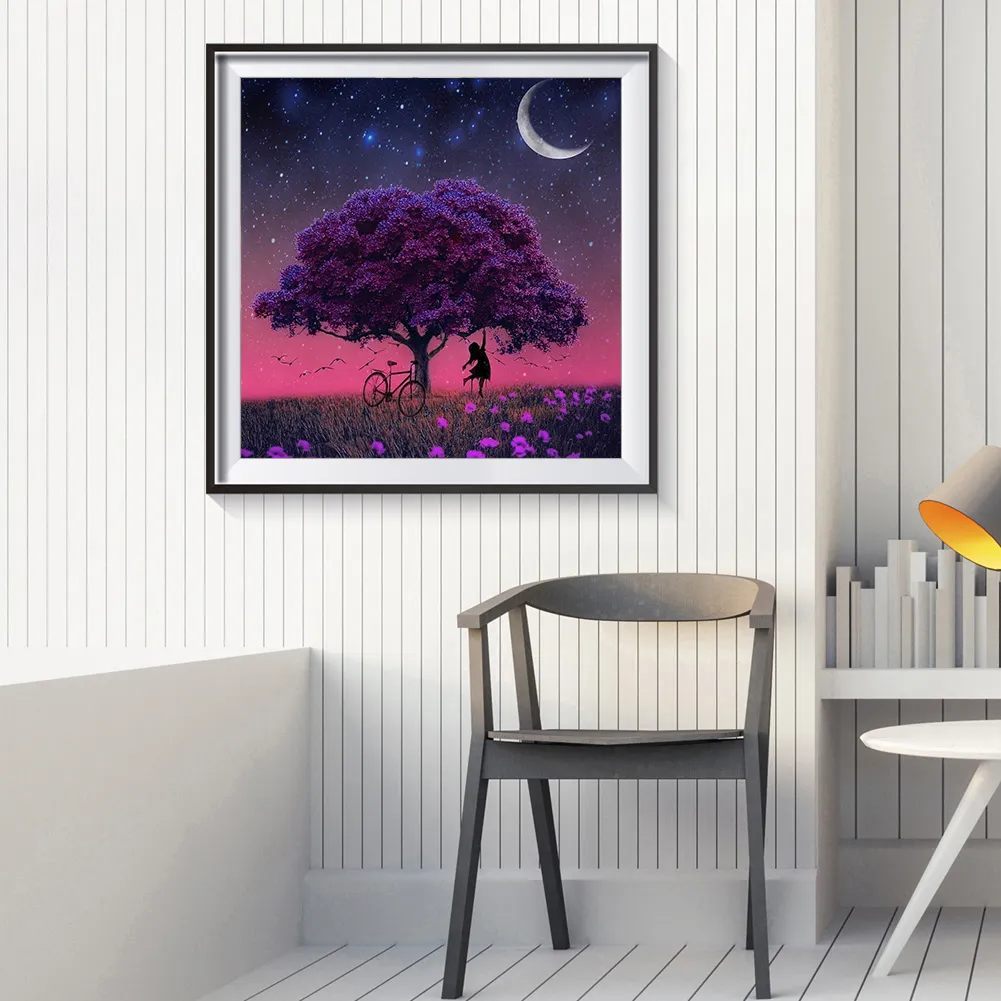Full Round Diamond Painting 30*30cm - Tree
