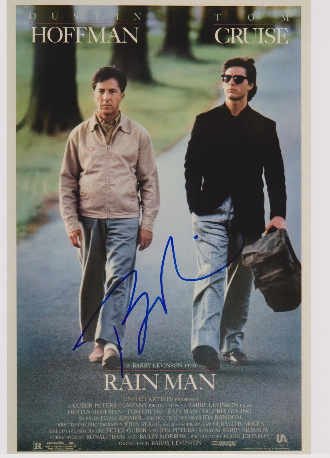 Barry Levinson 'Rain Man' Autographed 8x10 Photo Poster painting with CoA