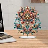 (US Only)Diamond Painting Desktop Decoration for Office Desktop Decor (Gorgeous Flower)