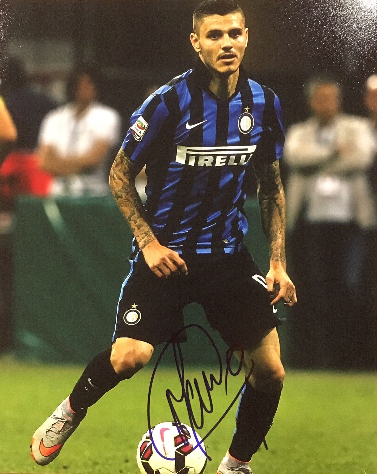 PROOF! MAURO ICARDI Signed Autographed 8x10 Photo Poster painting PARIS SAINT GERMAIN Argentina