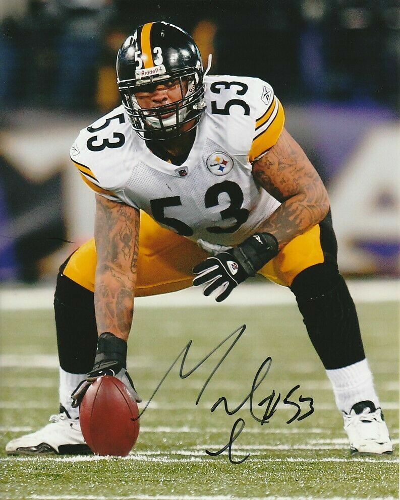 Maurkice Pouncey Autographed Signed 8x10 Photo Poster painting ( Steelers ) REPRINT