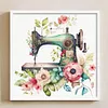 uk.everydayedeals (Limited Stock)11CT Full Stamped&nbsp;Cross Stitch - Sewing Machine (50*50CM)