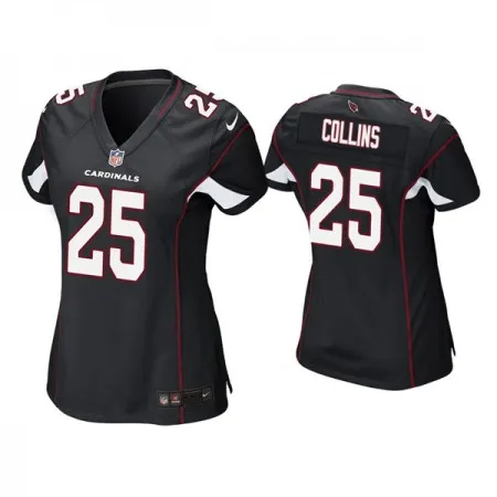 Women's Arizona Cardinals #25 Zaven Collins Black Stitched Jersey(Run Small)