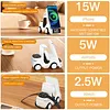 15W forklift three-in-one wireless charger suitable for Apple earbuds and watches