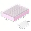 Portable Craft Storage Container with 30pcs Small Container Case Plastic Storage Containers for Art DIY Jewelry Fishing Tackle Crafts Storing (pink)