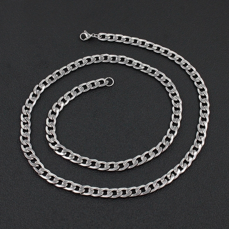 Retro Vacation Commute Geometric 667 Stainless Steel Unisex Necklace