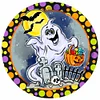 (40*40cm)Halloween Ghost - Full Round Drill Diamond Painting