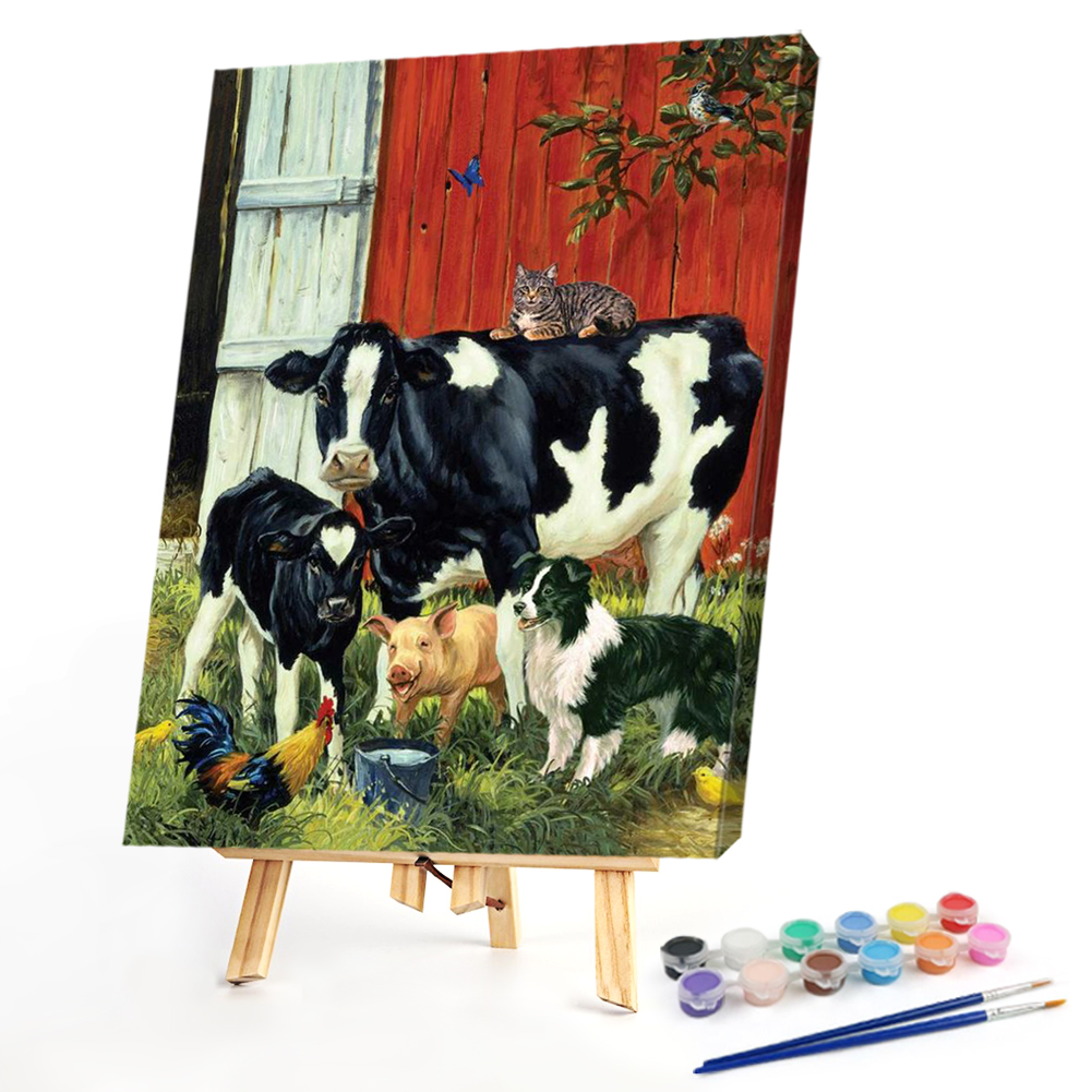 

40*50CM - Paint By Numbers - Cows, 501 Original