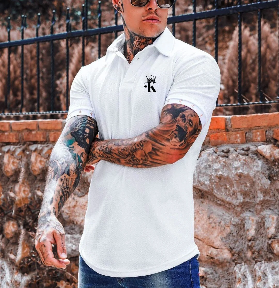 Poker short sleeve polo shirt