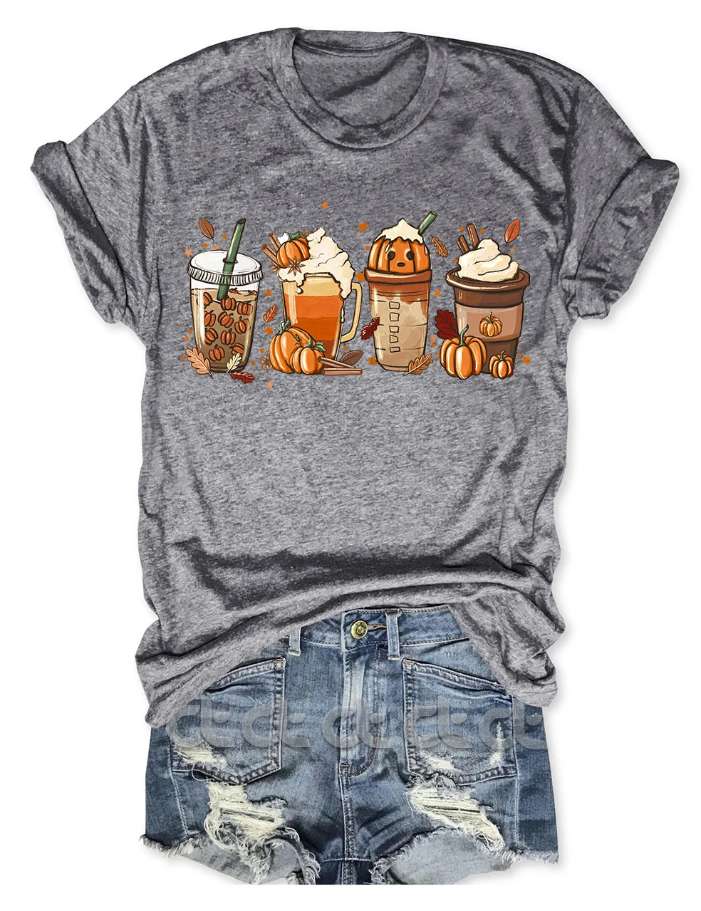 Fall Coffee Pumpkin T-Shirt