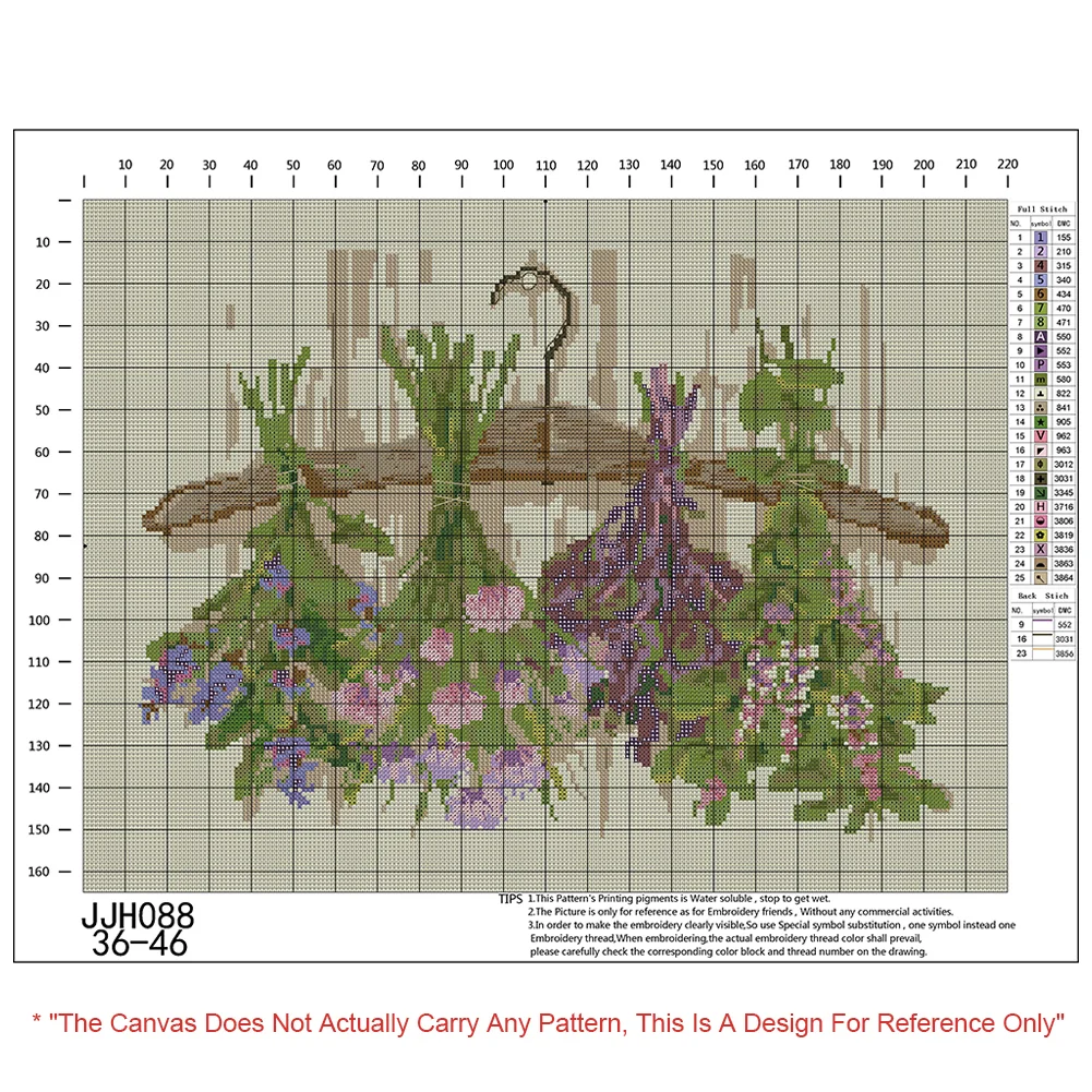 14CT Full Counted Cross Stitch - Garden(Canvas|43*32CM)