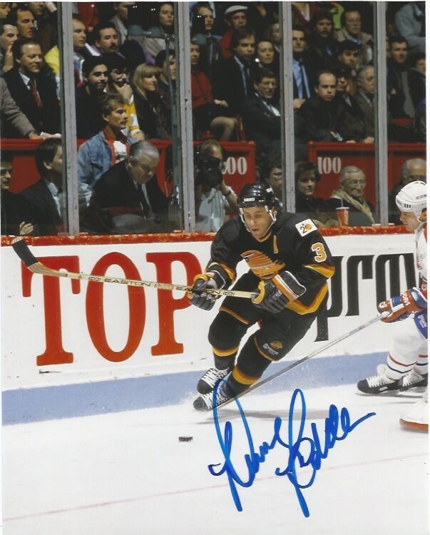 Vancouver Canucks Doug Lidster Signed Autographed 8x10 Photo Poster painting COA