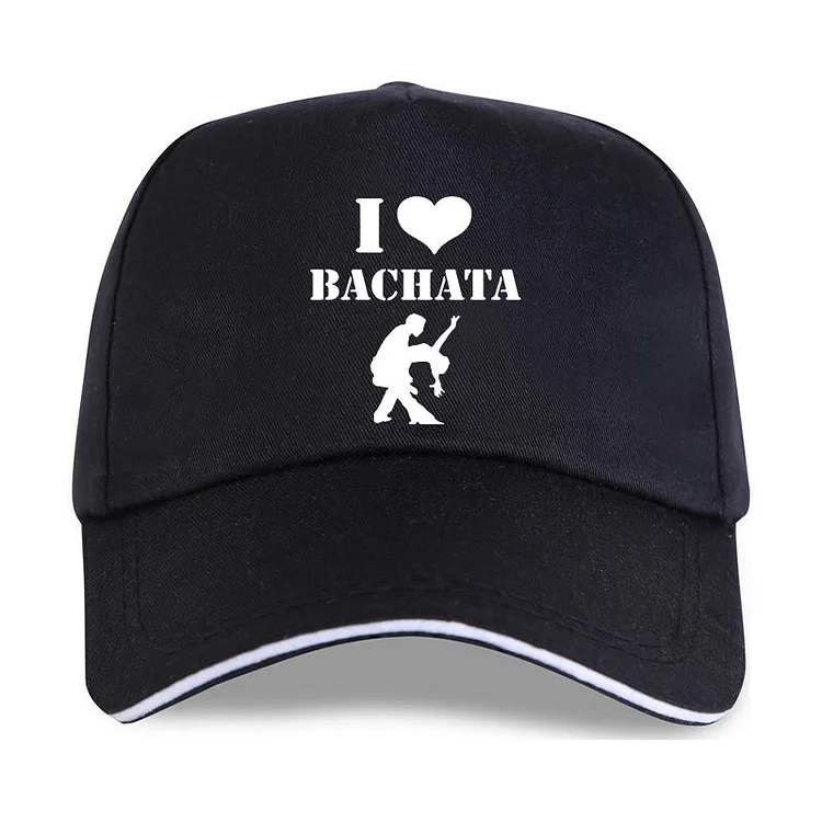 cap hat I Love Bachata Dance Birthday Funny Unisex Graphic2023Cotton Baseball Cap Salsa Dancing