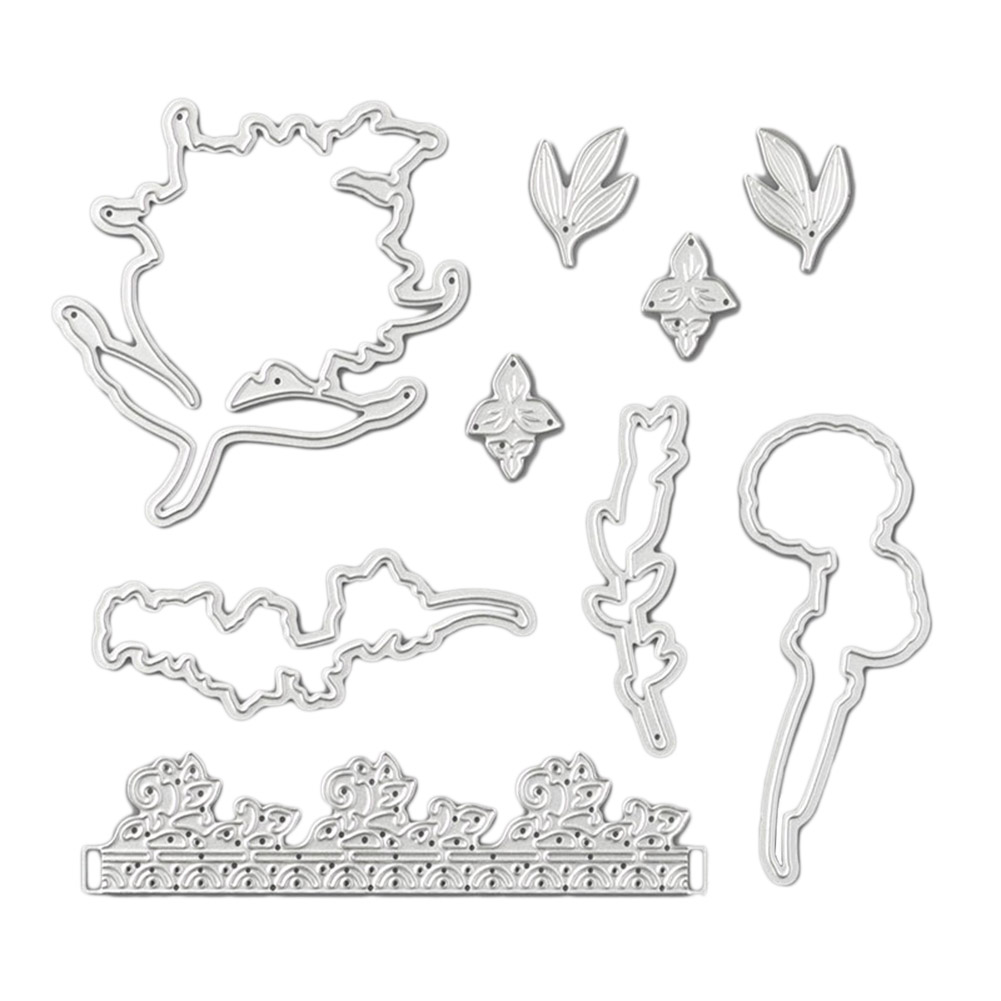 

Flowers - Paper Craft Cutting Dies, 501 Original