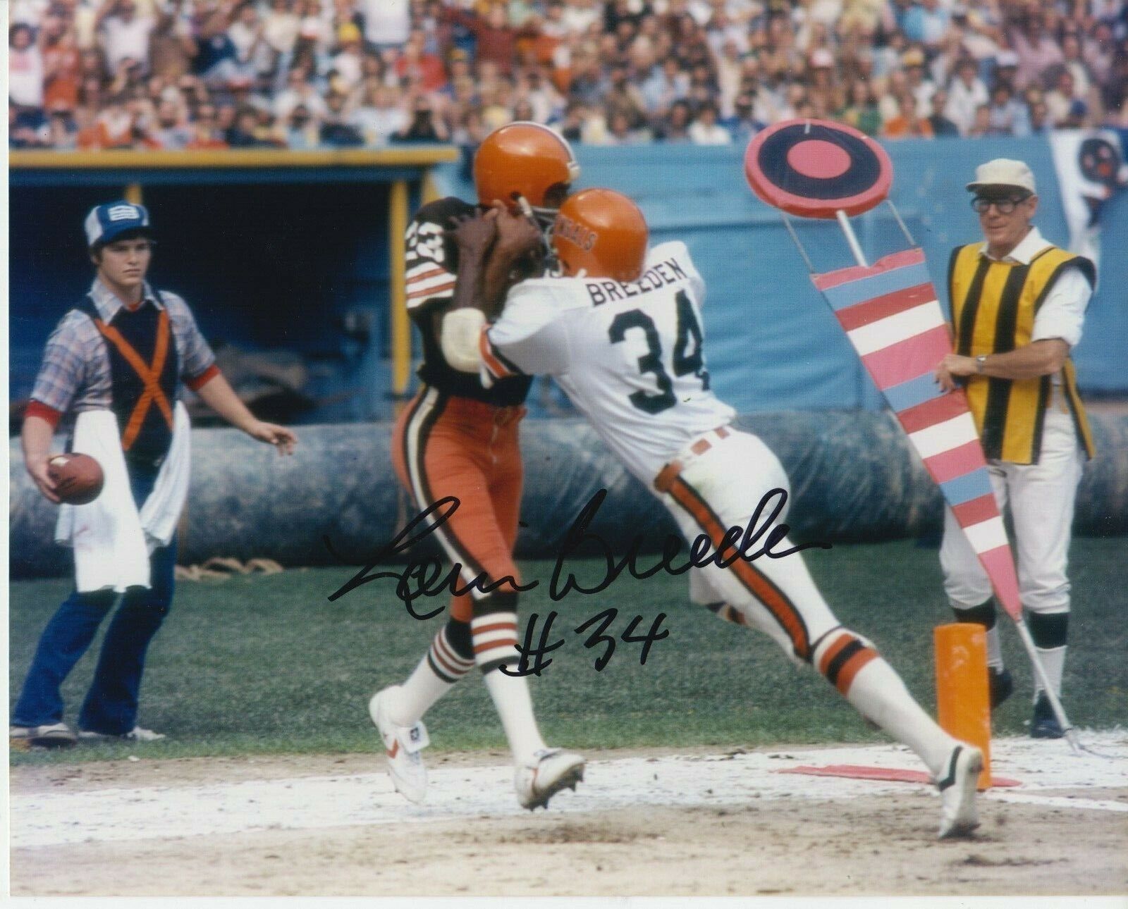 Louis Breeden #1 8x10 Signed Photo Poster painting w/ COA Cincinnati Bengals