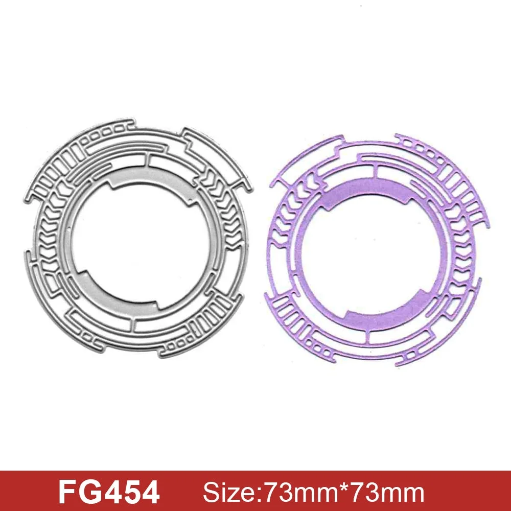 Fashion Punk Style Set Metal Cutting Frame Templates Scrapbooking Embossing Paper Cards Photo Album Craft Stencils Dies