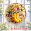 Rain Boots DIY Diamond Painting Hanging Pendants Acrylic Crafts Kit for Home Wall Decor