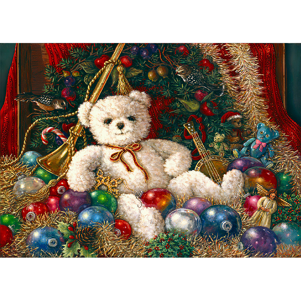 

Cartoon Bear - Round Drill Diamond Painting - 40*30CM, 501 Original