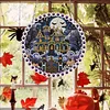 Pendentif de peinture en diamant maison maison d&rsquo;Halloween pour adultes perceuse simple face