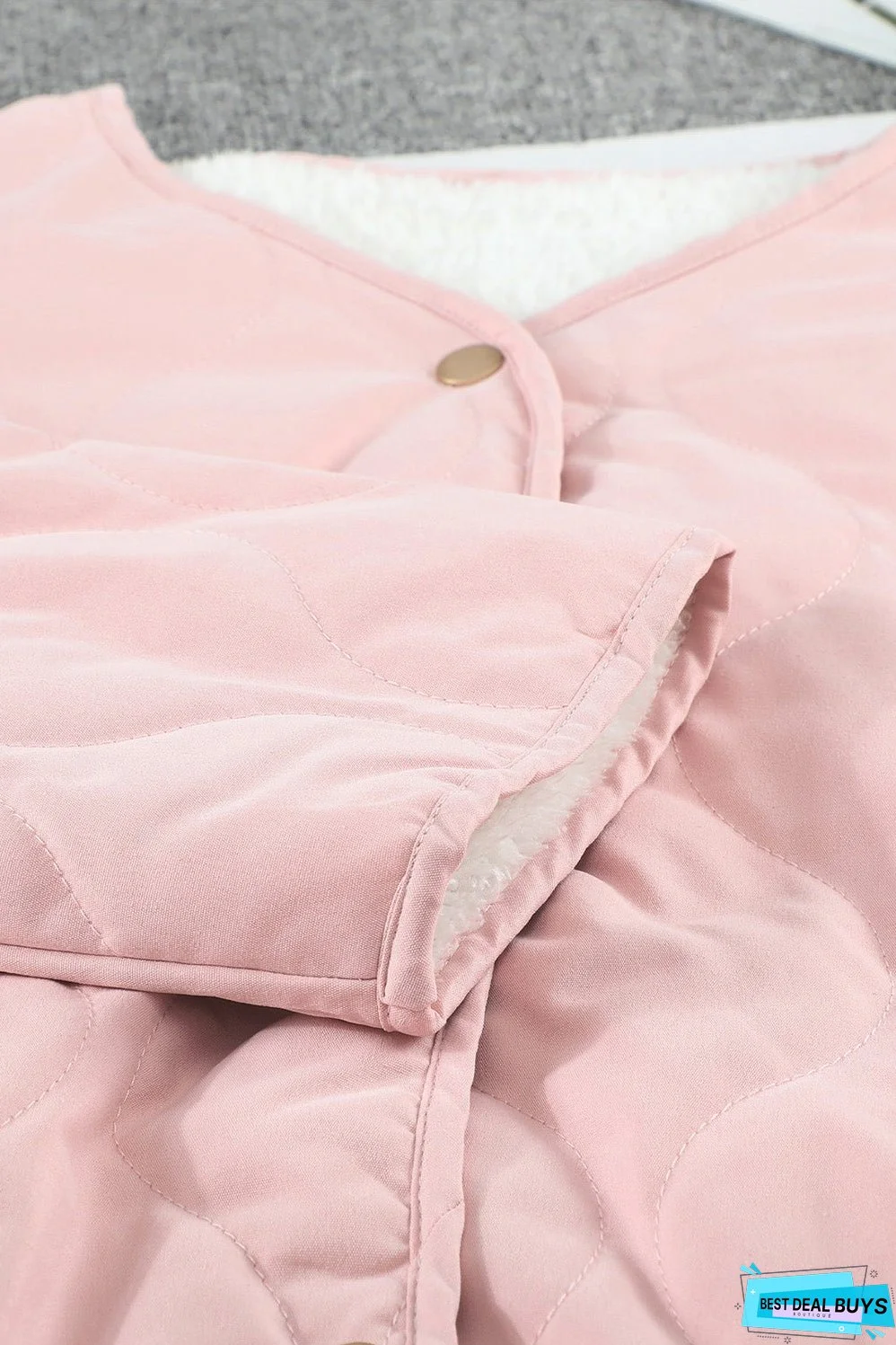 Buttoned Double-sided Coat