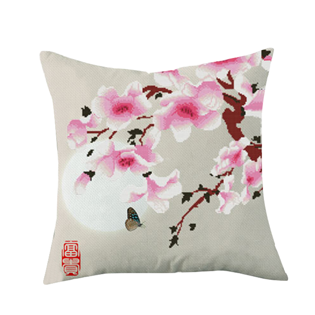 

Magnolia Flower - 11CT Stamped Cross Stitch Pillowcase - 45*45CM, 501 Original