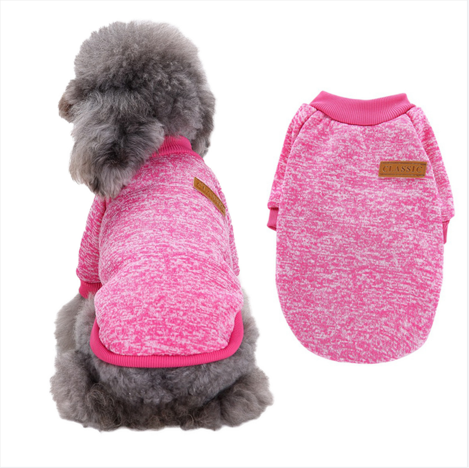 Dog Sweater Soft Thickening Warm Pup Dogs Shirt Winter Puppy Sweater For Dogs
