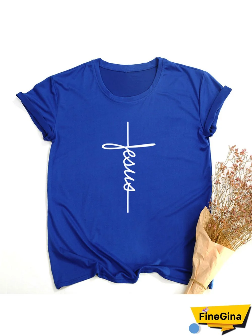 Jesus Cross Print Women T-shirt Christian Tops Harajuku Faith Love Hope Graphic Tees Female T Shirts Casual Tees Camisetas Mujer