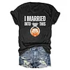 I Married Into This Chicago Bears Tee