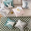 2Pcs Easter Bunny Soft Cushion Case 45x45cm Plush Rabbit Embroidered Pillowcase
