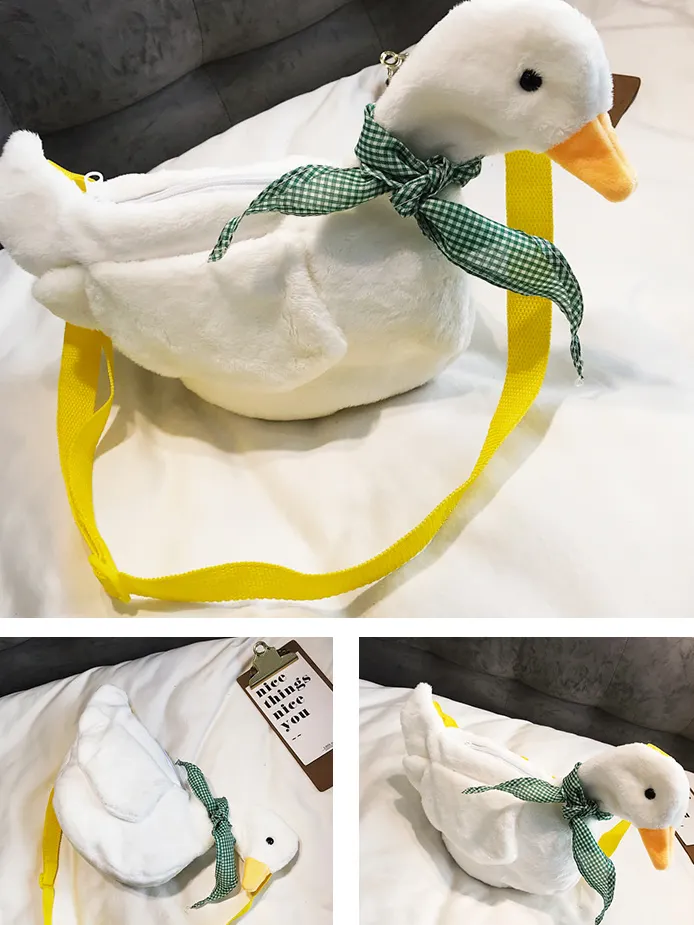 White Goose Crossbody Bag