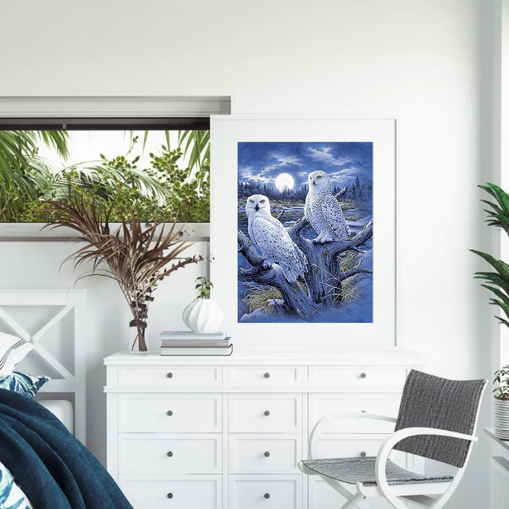 11ct Stamped Cross Stitch - Owl(40*50cm)