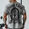 Good Luck Fitness Wash Short Sleeves T-shirt by Inlyline