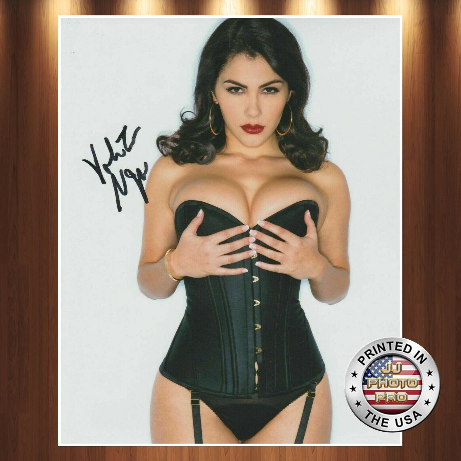 Valentina Nappi Autographed Signed 8x10 Photo Poster painting ( Model ) REPRINT