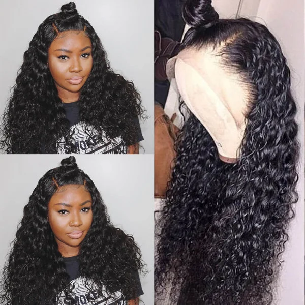 Deep Wave HD Lace Full Lace Wigs Virgin Human Hair Lace Wigs