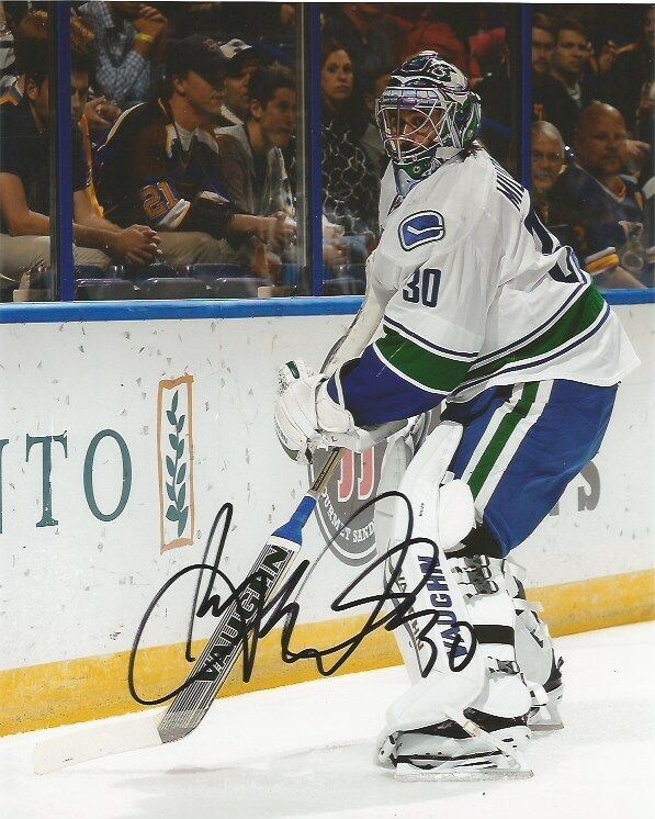 Vancouver Canucks Ryan MIller Autographed Signed 8x10 Photo Poster painting COA E