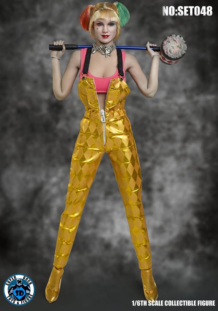 In-stock 1/6 Scale Harley Head Sculpt & Outfit Set (Set048) by Super Duck SET048-shopify