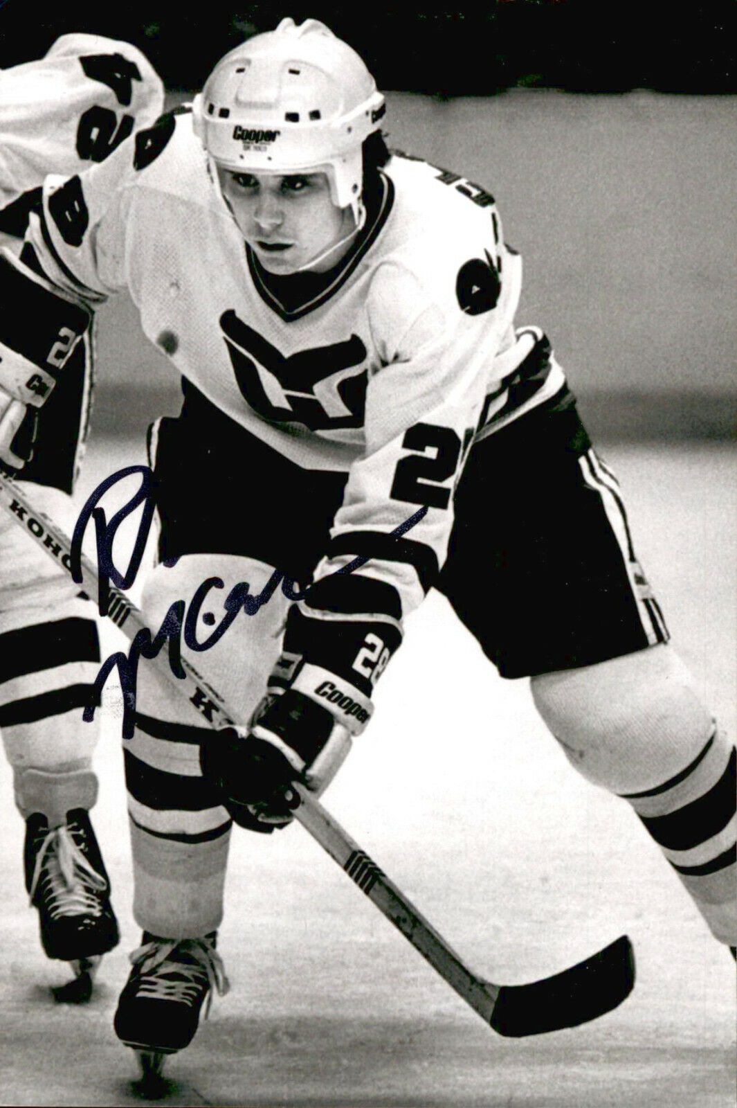 Rob McClanahan SIGNED 4x6 Photo Poster painting 1980 TEAM USA MIRACLE ON ICE / HARTFORD WHALERS