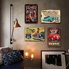 4PCS 66 Car - Metal Tin Signs Set(8*12Inch/12*16Inch) - Garage&Transport
