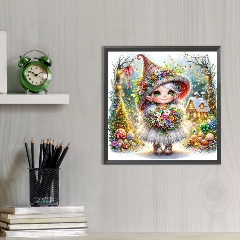 Partial AB Diamond Painting - Full Round Drill - Witch(Canvas|45*45cm)