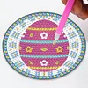 Diamond Painting Wood Coasters Set Easter Egg