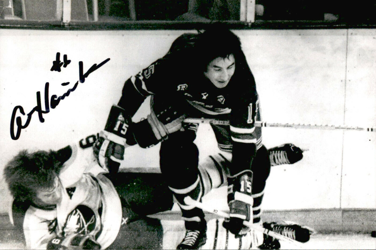 Al Hamilton SIGNED autographed 4x6 Photo Poster painting NEW YORK RANGERS