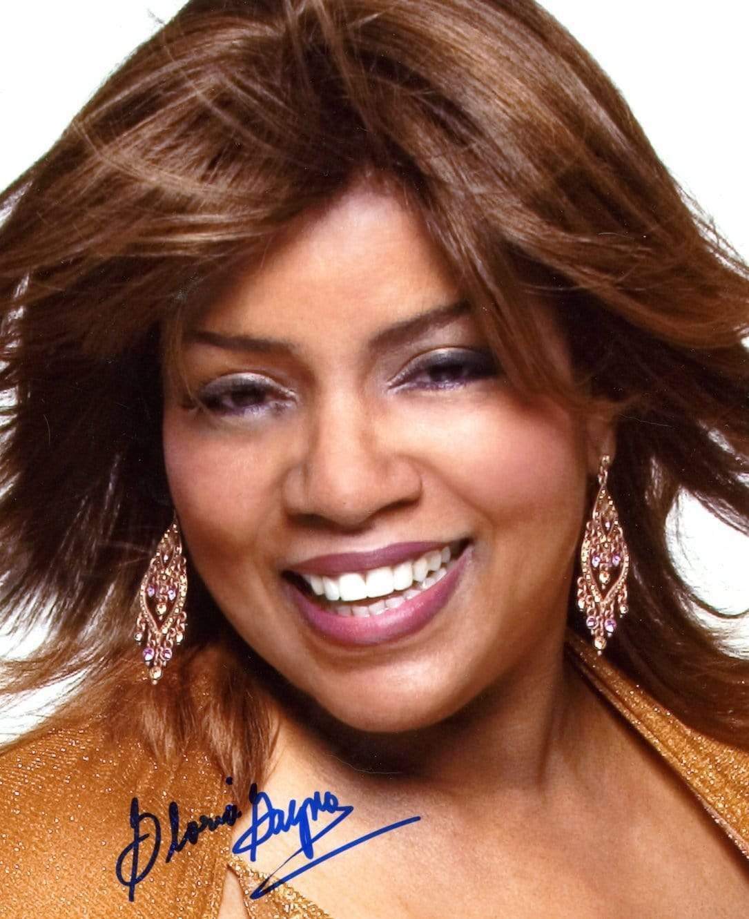 Gloria Gaynor SINGER autograph, In-Person signed Photo Poster painting