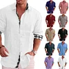 Casual Men's Cotton Linen Shirt