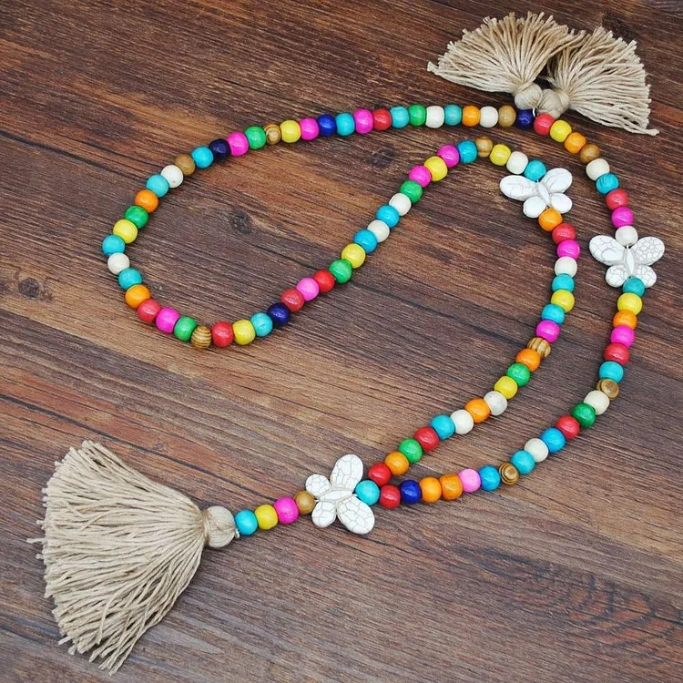 Bead Long Necklace