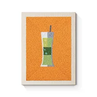 Green Drink - Punch Needle